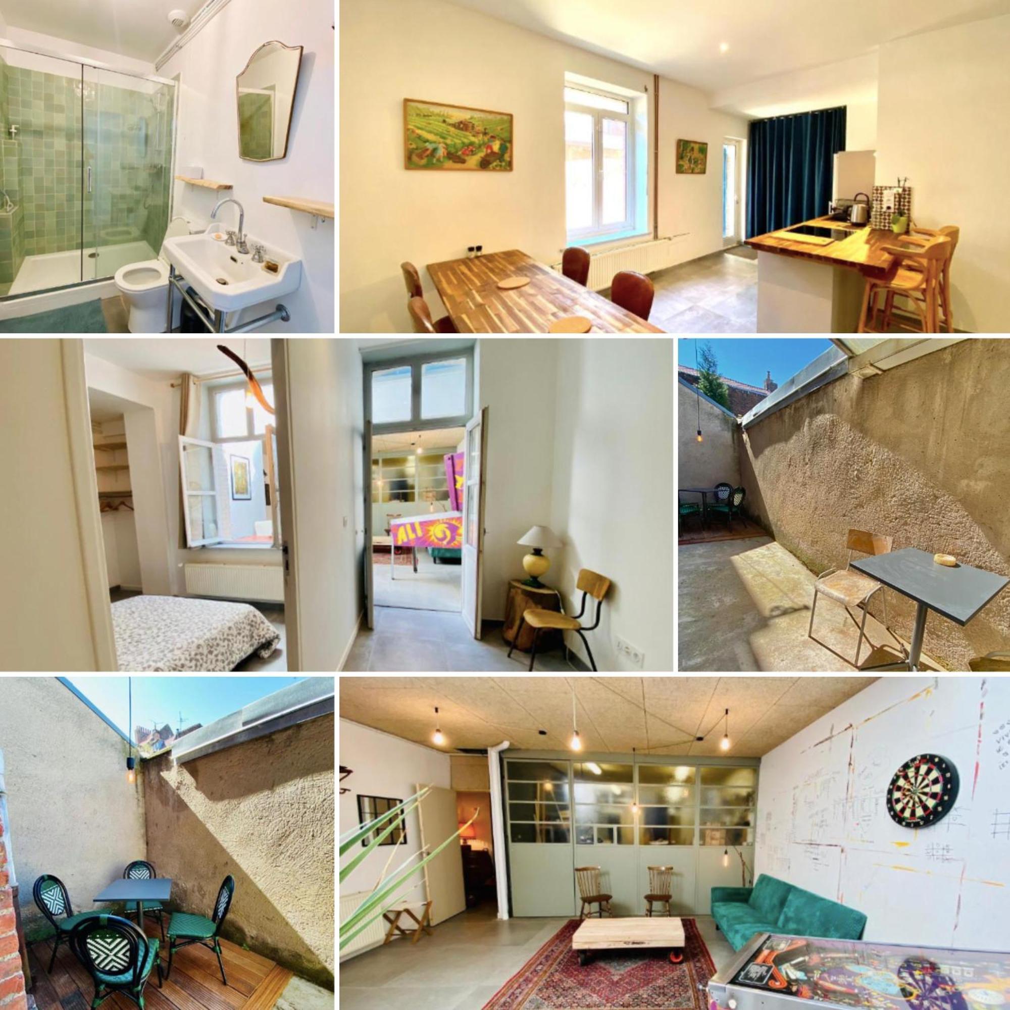 Oasis Urbaine - Spacieux Et Calme Avec Patio Лілль Екстер'єр фото